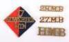 4x Royal Artillery Pagri Flah Badges