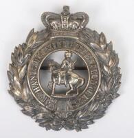 Very Rare Officers Silver Plated Headdress Badge of the 1st Hants Mounted Rifle Volunteers