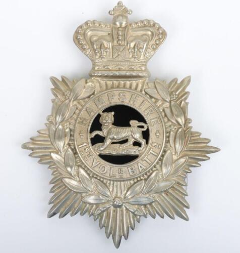 Victorian 1st Volunteer Battalion Hampshire Regiment Other Ranks Home Service Helmet Plate