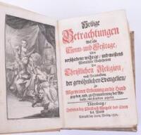 2x 18th Century Books of Religious Interest