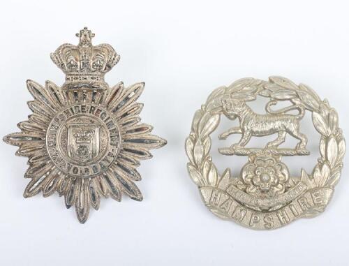 Victorian 2nd Volunteer Battalion Hampshire Regiment Other Ranks Cap Badge