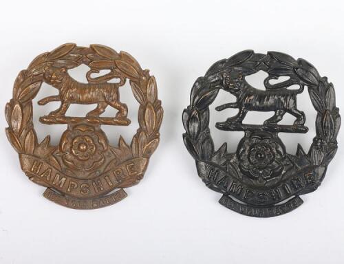 Post 1902 1st Volunteer Battalion Hampshire Regiment Cap Badge