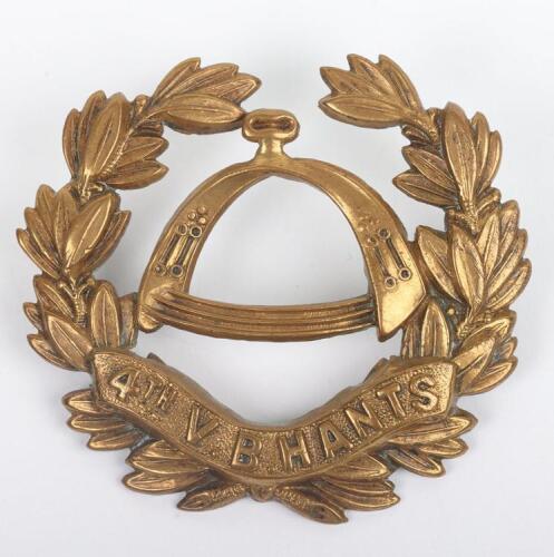 4th Volunteer Battalion Hampshire Regiment Cap Badge 1902-08