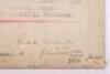 Extremely Rare WW1 1917 Sealed Pattern Nelson Battalion Royal Naval Division (R.N.D) Embroidered Cloth Shoulder Title - 5