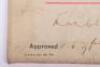 Extremely Rare WW1 1917 Sealed Pattern Anson Battalion Royal Naval Division (R.N.D) Embroidered Cloth Shoulder Title - 6