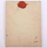Extremely Rare WW1 1917 Sealed Pattern Anson Battalion Royal Naval Division (R.N.D) Embroidered Cloth Shoulder Title - 7