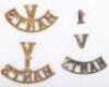 3x 1st Volunteer Battalion Hampshire Regiment Shoulder Titles - 2