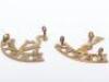 2x 2nd Volunteer Battalion Hampshire Regiment Shoulder Titles - 3
