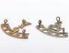 2x 3rd Volunteer Battalion Hampshire Regiment Shoulder Titles - 3