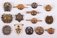 Selection of Hampshire Regiment Sweetheart Brooches