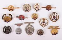 Selection of Hampshire Regiment Sweetheart Brooches