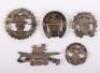 5x Hallmarked Silver Hampshire Regiment Sweetheart Brooches - 2