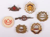 Grouping of 7th Territorial Battalion The Hampshire Regiment Sweetheart Brooches