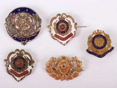 6th Duke of Connaught&rsquo;s Own Hampshire Regiment Sweetheart and OCA Badges
