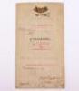 Rare WW1 1916 Sealed Pattern Hood Battalion Royal Naval Division (R.N.D) Shoulder Title