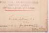 Extremely Rare WW1 1917 Sealed Pattern Hawke Battalion Royal Naval Division (R.N.D) Embroidered Cloth Shoulder Title - 5