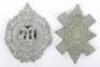 Scarce WW2 Black Watch Royal Highlanders War Economy Plastic Cap Badge