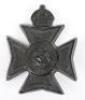 Rare WW2 Bucks Battalion War Economy Plastic Cap Badge - 2
