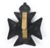 Rare WW2 Bucks Battalion War Economy Plastic Cap Badge - 3