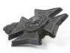 Rare WW2 Bucks Battalion War Economy Plastic Cap Badge - 5