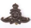Scarce WW2 Royal Artillery War Economy Plastic Cap Badge