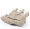 WW2 Cambridgeshire Regiment War Economy Plastic Cap Badge - 4