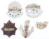 5x WW2 British War Economy Plastic Cap Badges - 2