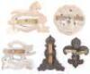 5x WW2 British War Economy Plastic Cap Badges - 2