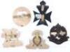 5x WW2 British War Economy Plastic Cap Badges - 2