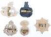 5x WW2 British War Economy Plastic Cap Badges - 2