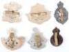 6x WW2 British War Economy Plastic Cap Badges - 2