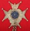 Victorian The Kings Own Light Infantry (South Yorkshire Regiment) Officers Cross Belt Badge and Whistle - 2