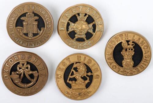 5x British Regimental Other Ranks Helmet Plate Centres