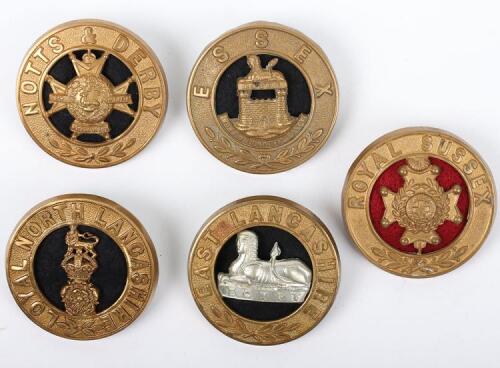 5x British Regimental Other Ranks Helmet Plate Centres