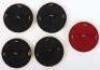 5x British Regimental Other Ranks Helmet Plate Centres - 2
