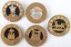 5x British Regimental Other Ranks Helmet Plate Centres