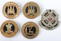 5x British Regimental Other Ranks Helmet Plate Centres