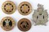 5x British Regimental Other Ranks Helmet Plate Centres