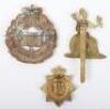 3x British Other Ranks Regimental Pagri Badges - 2