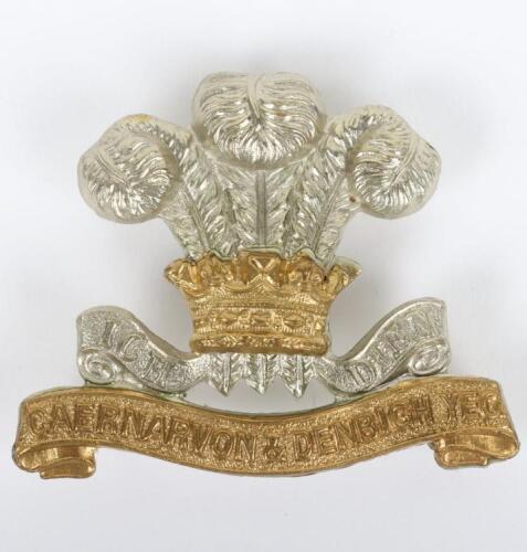 Caernarvon & Denbigh Yeomanry Cap Badge