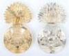 Scarce Royal Scots Fusiliers Kings Crown Anodised Glengarry Badge Circa 1952 - 2
