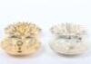 Scarce Royal Scots Fusiliers Kings Crown Anodised Glengarry Badge Circa 1952 - 3