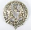 Unusual 21st of Foot Royal Scots Fusiliers Pipers Headdress Badge