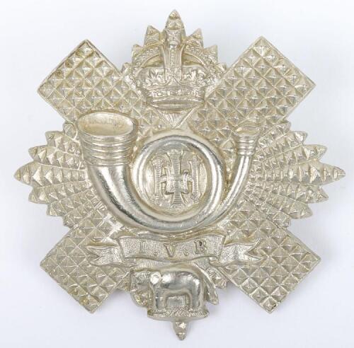 1st Volunteer Battalion Highland Light Infantry Glengarry Badge