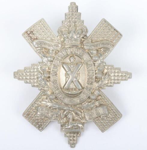 Victorian 5th Volunteer Battalion (Glasgow Highlanders) Highland Light Infantry Glengarry Badge