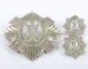 Scarce 7th Volunteer Battalion The Royal Scots Glengarry Badge and Collar Badges - 4