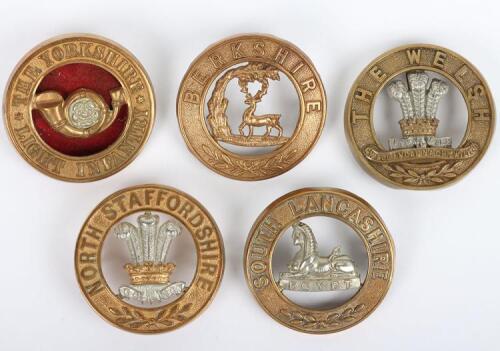 4x Other Ranks Helmet Plate Centres