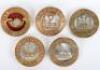 4x Other Ranks Helmet Plate Centres