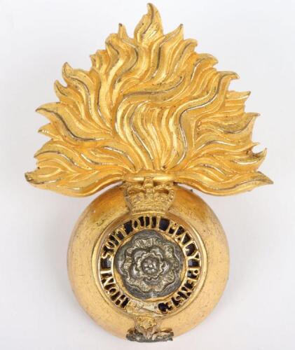 Victorian Royal Regiment of Fusiliers City of London Officers Fur Cap Grenade