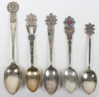 5x Hallmarked Silver Regimental Spoons of the Royal Highlanders The Black Watch